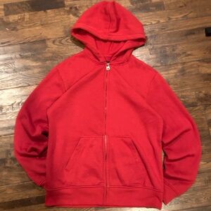 Aeropostale Cherry Red Zip-Up Hoodie